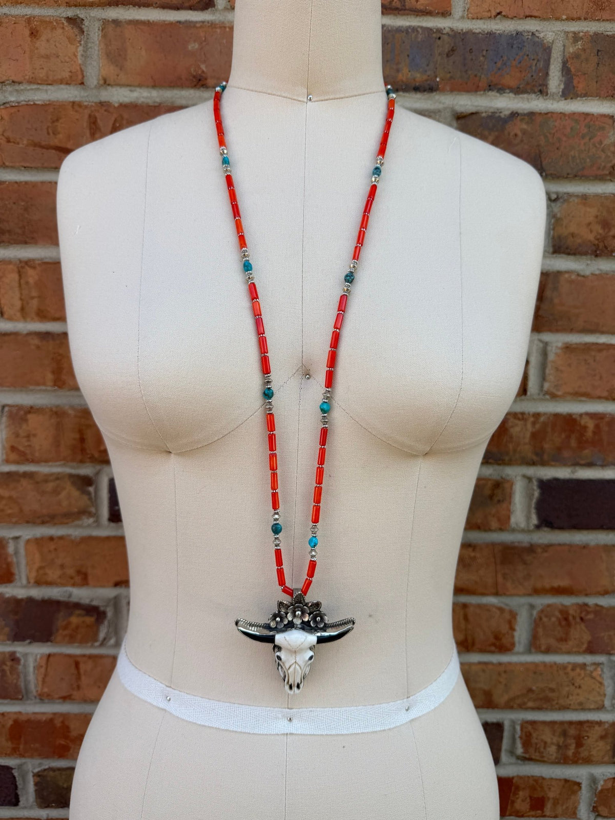 Steer Head Necklace - ivyandlavyboutique ivyandlavyboutique