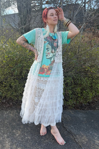 Stella Crochet Skirt - ivyandlavyboutique Pol Clothing
