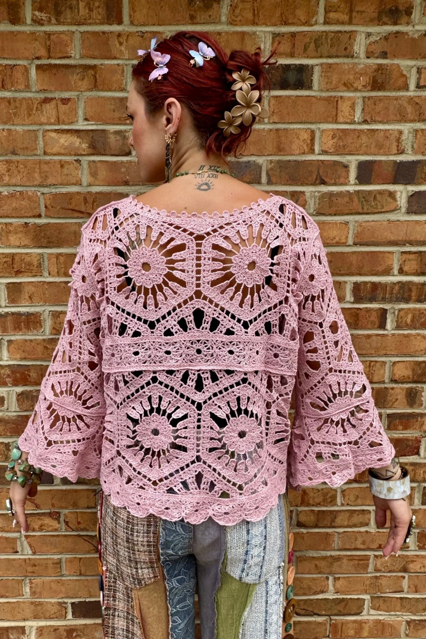 Stella Maye Crochet Layering Top - ivyandlavyboutique Pol Clothing