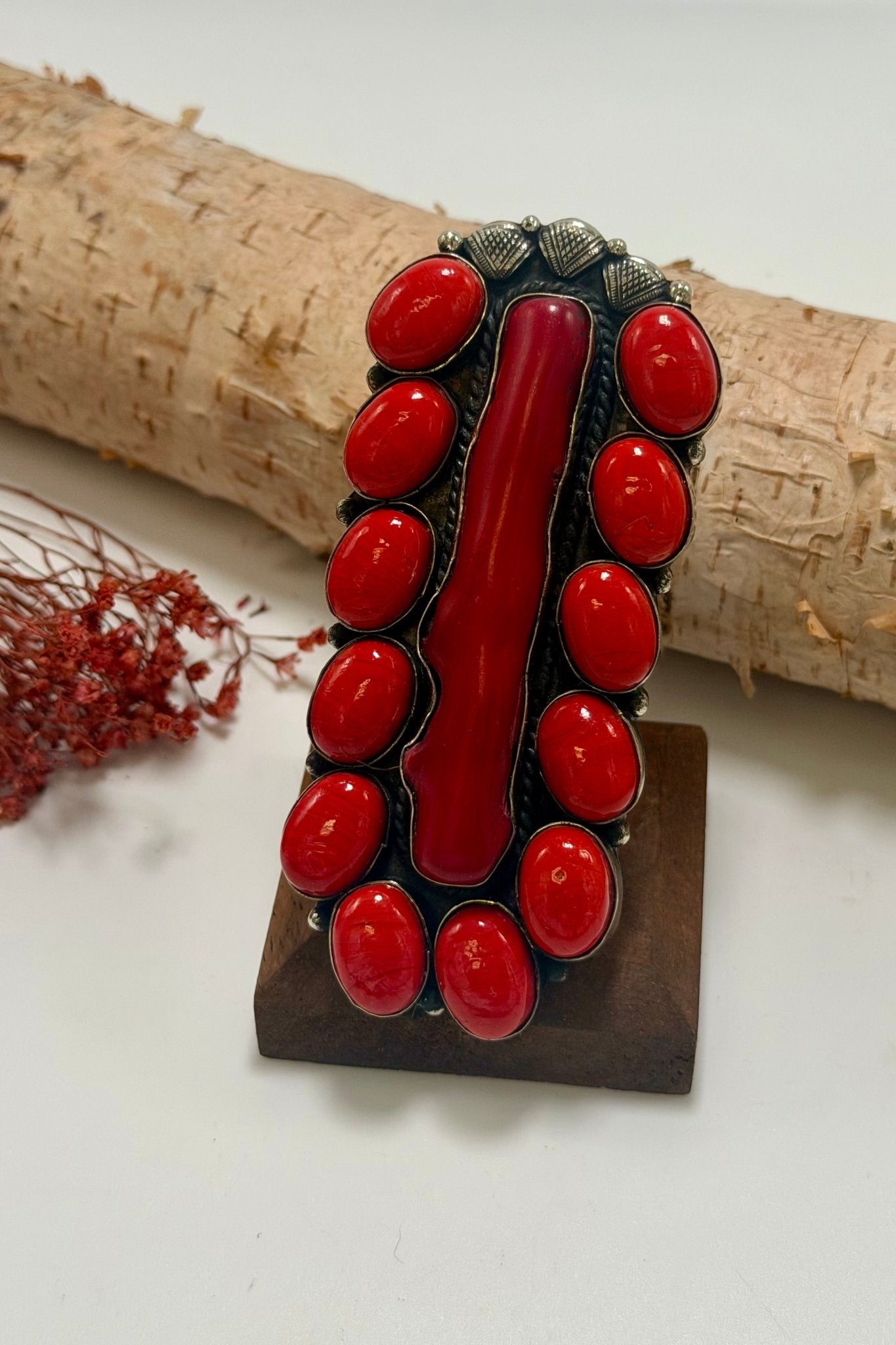 Stepping Stones Coral Ring - ivyandlavyboutique ivyandlavyboutique