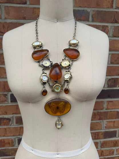 Stick in Time Resin Necklace - ivyandlavyboutique ivyandlavyboutique