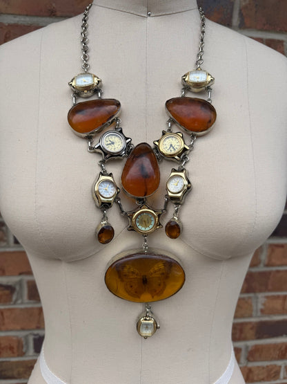 Stick in Time Resin Necklace - ivyandlavyboutique ivyandlavyboutique