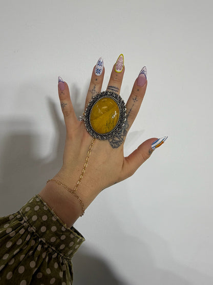 Stop and Stare Stone Ring - ivyandlavyboutique ivyandlavyboutique