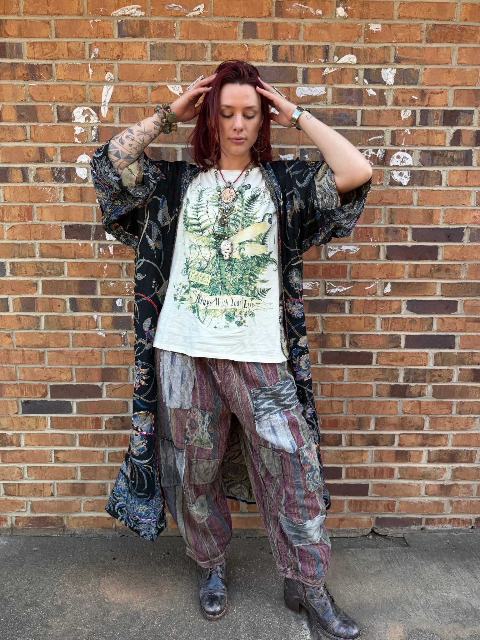 Stormy Evening Pants - Plum - ivyandlavyboutique Jaded Gypsy