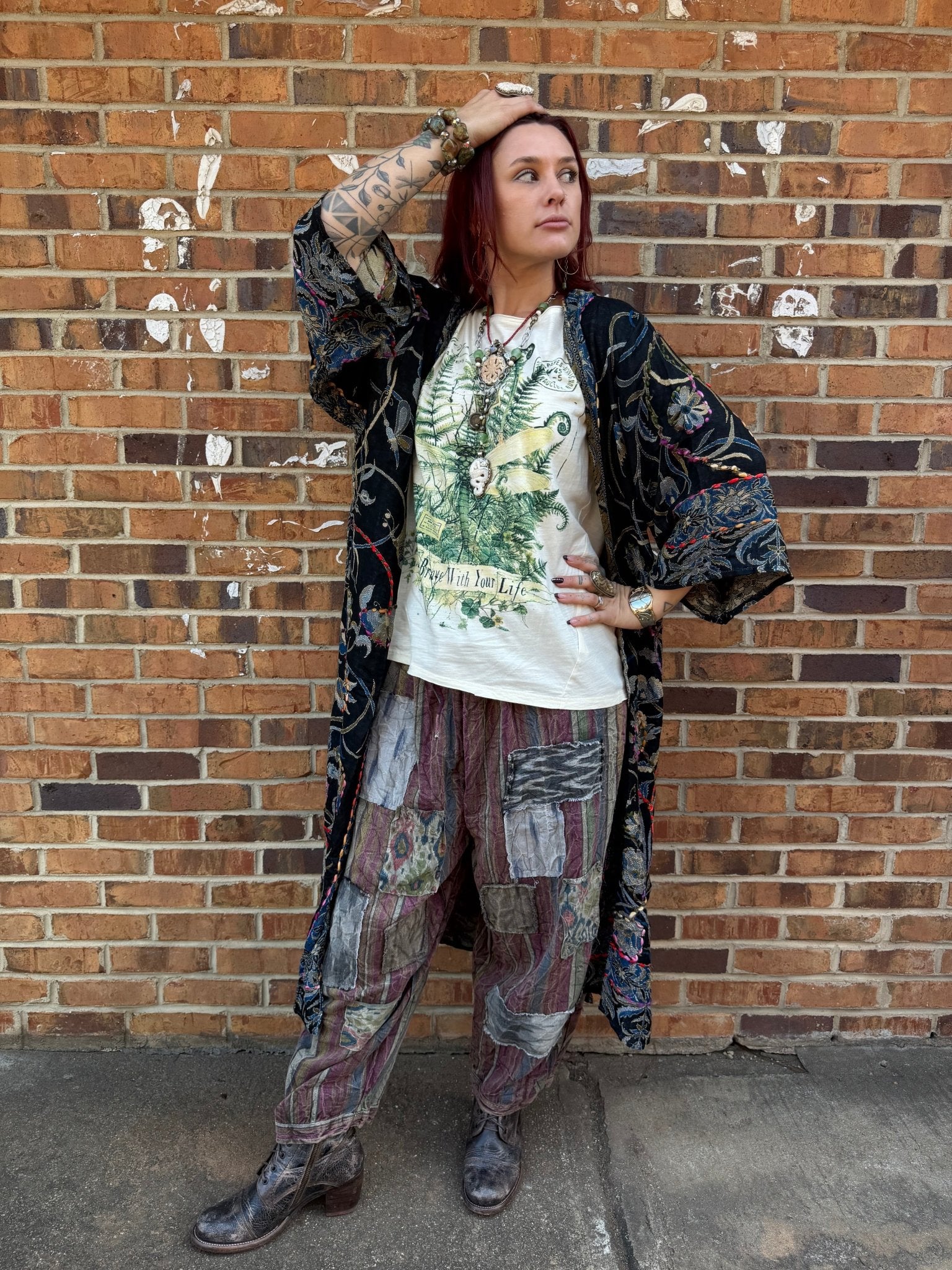 Stormy Evening Pants - Plum - ivyandlavyboutique Jaded Gypsy