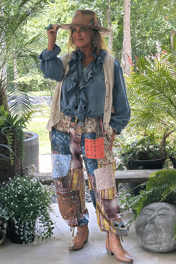 Stormy Night Pants in Plaid - ivyandlavyboutique Jaded Gypsy