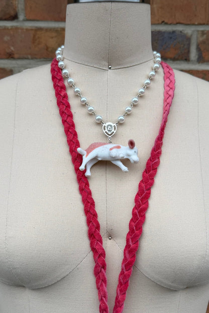 Strawberry Cow Necklace - ivyandlavyboutique Beths Addiction