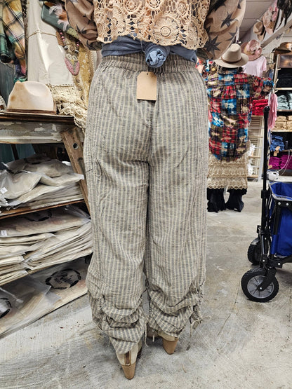 Stripe Peekaboo Pant by Rare Bird - ivyandlavyboutique A Rare Bird Shop