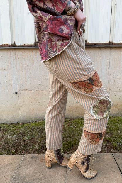 Striped Butterfly Pant - ivyandlavyboutique A Rare Bird Shop