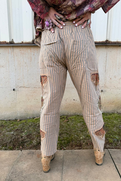 Striped Butterfly Pant - ivyandlavyboutique A Rare Bird Shop