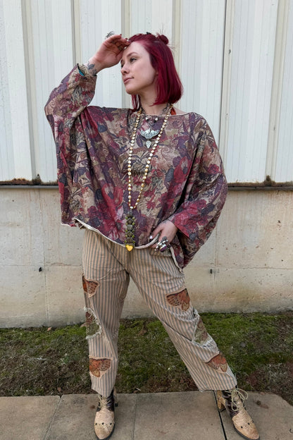 Striped Butterfly Pant - ivyandlavyboutique A Rare Bird Shop