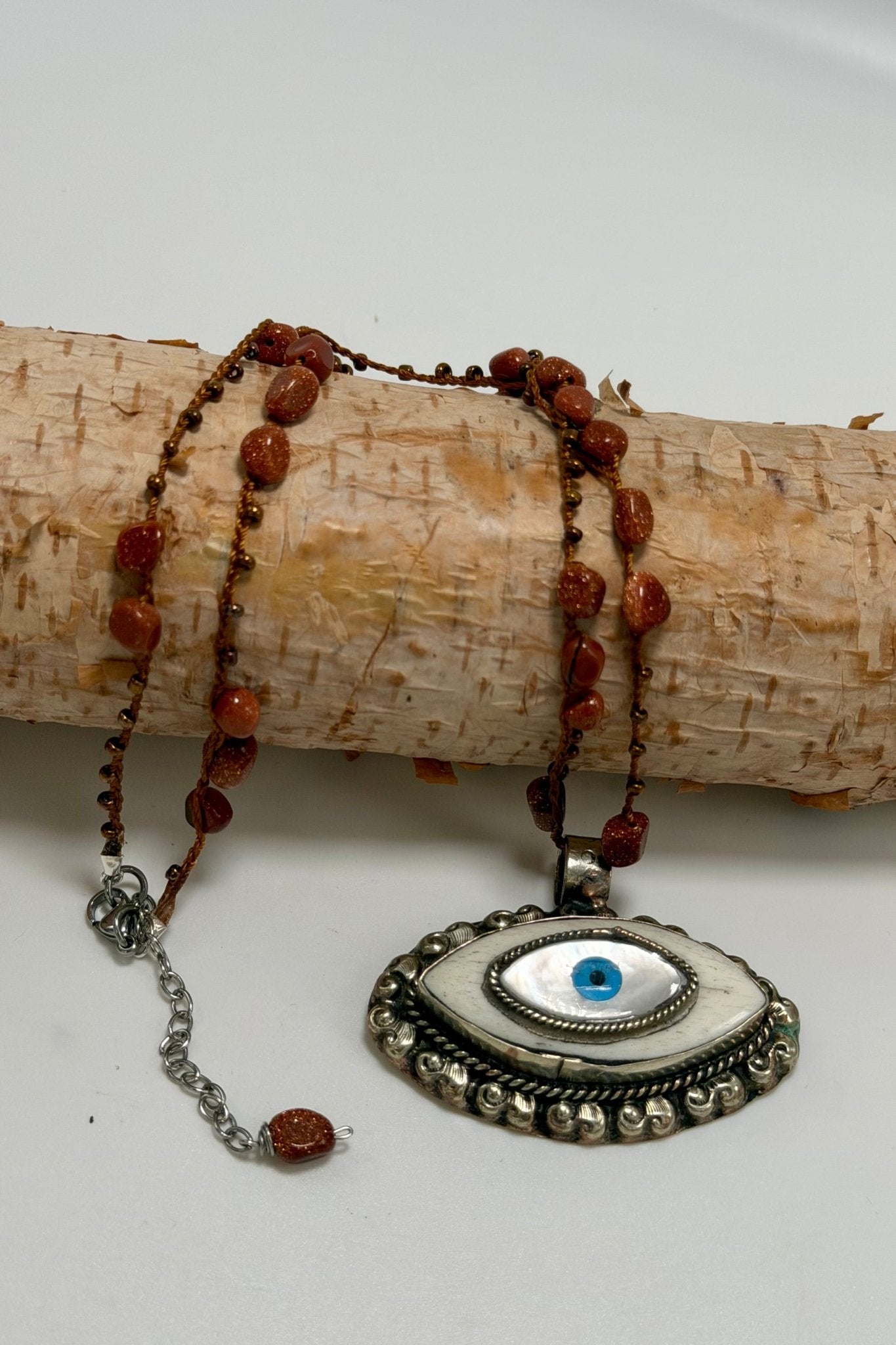 Stunner Shortie Pendant on Orange - ivyandlavyboutique ivyandlavyboutique