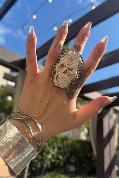 Sugar Skull Ring - ivyandlavyboutique ivyandlavyboutique