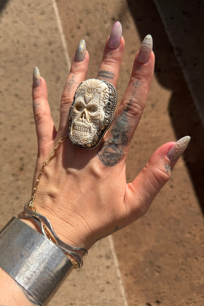 Sugar Skull Ring - ivyandlavyboutique ivyandlavyboutique