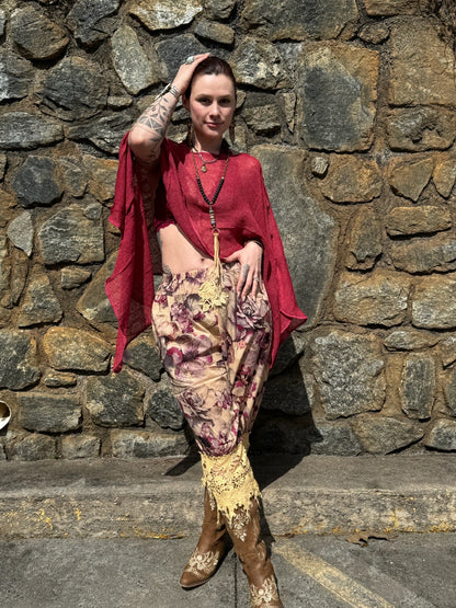 Summer Breeze Poncho Layering Top - ivyandlavyboutique Karma Highway