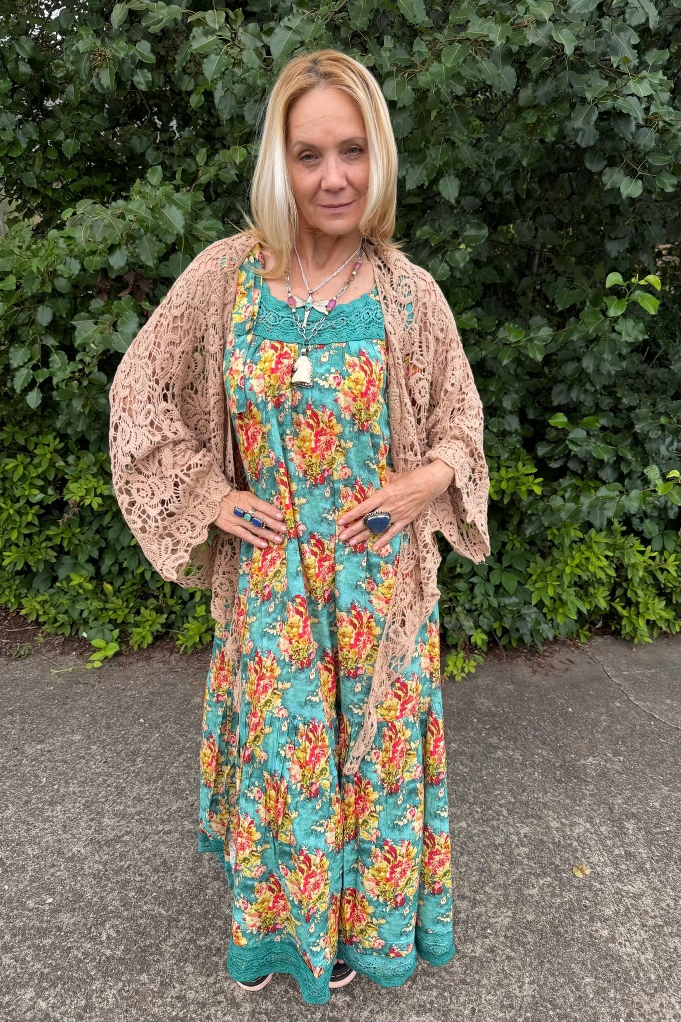 Summer Maxi Dress w/ Tie Straps - ivyandlavyboutique A Rare Bird Shop