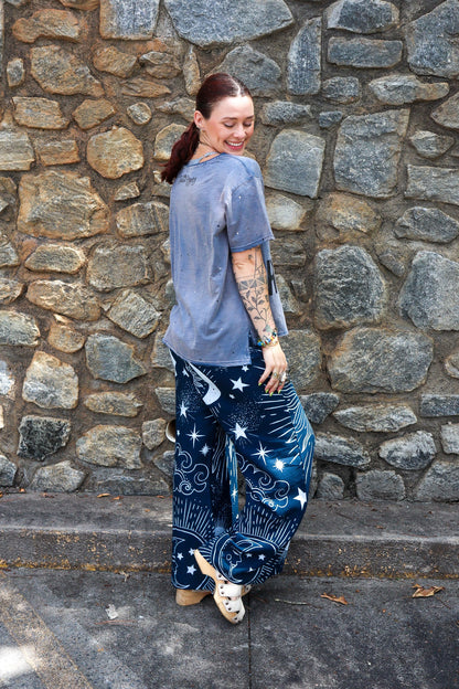 Sun And Moon Lounge Pant - ivyandlavyboutique I LOVE LINEN