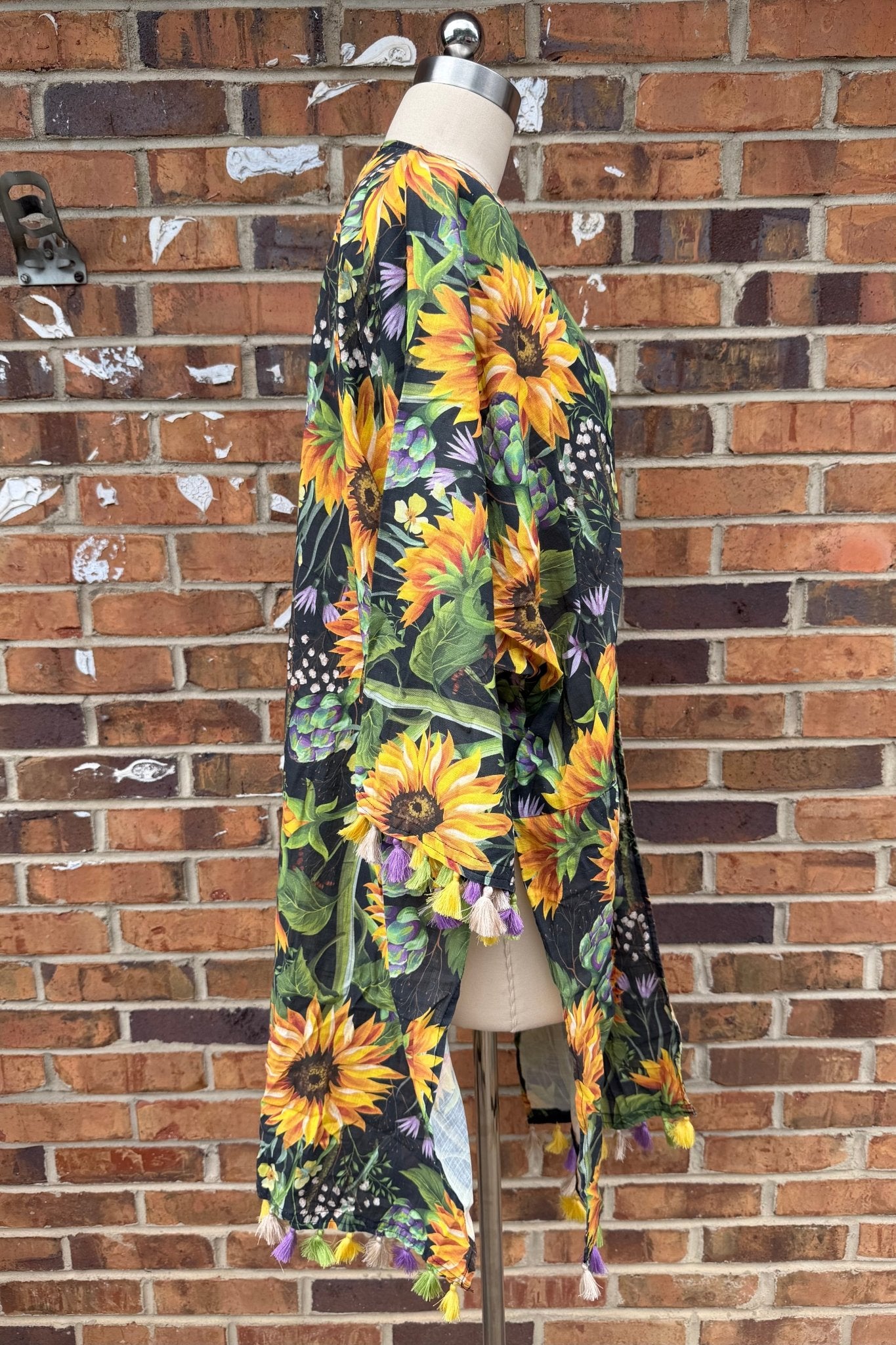Sunflower Picking Kimono - ivyandlavyboutique A Rare Bird Shop