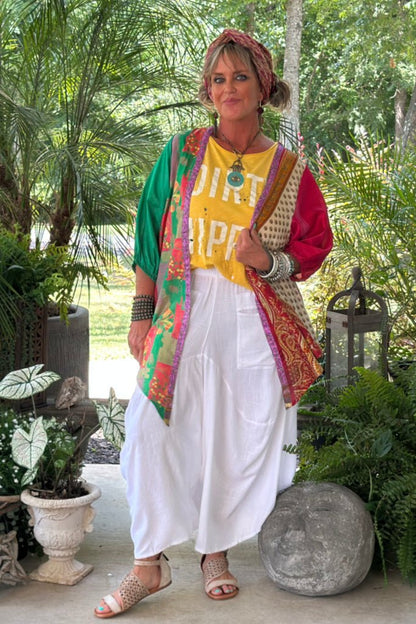 Sunrise Sari Kimono - ivyandlavyboutique Jaded Gypsy