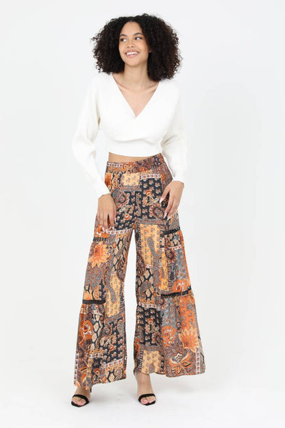 Sunset Flit Wide Leg Pant - ivyandlavyboutique ANGIE