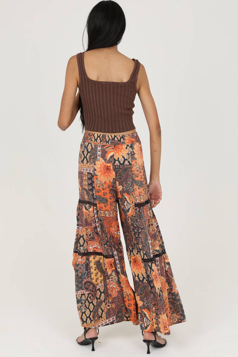Sunset Flit Wide Leg Pant - ivyandlavyboutique ANGIE