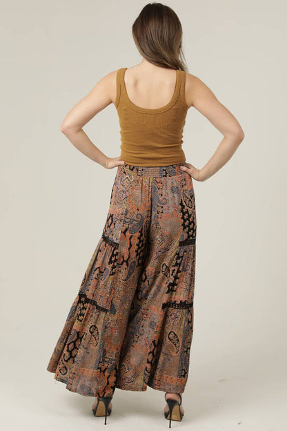 Sunset Flit Wide Leg Pant - ivyandlavyboutique ANGIE