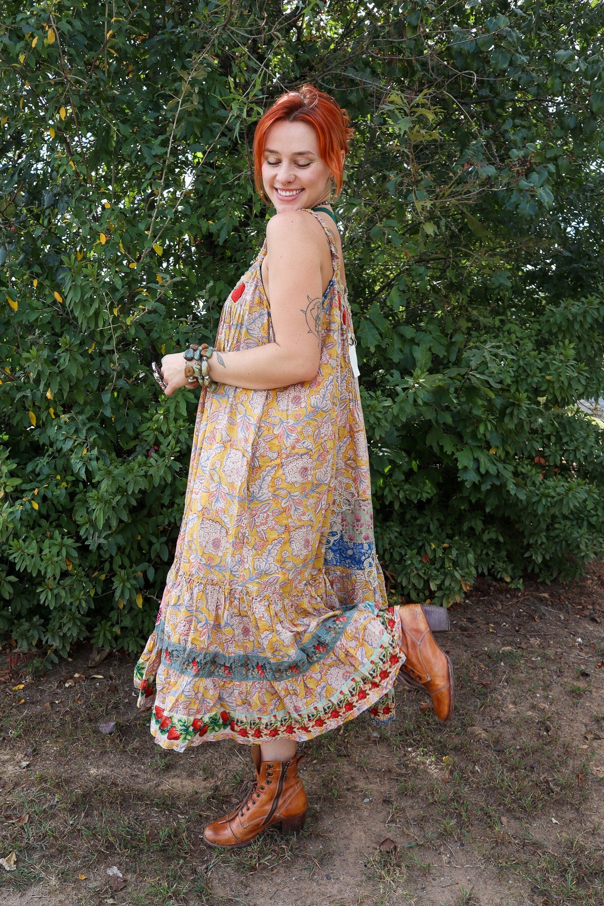 Sunwashed Bloom Dress - ivyandlavyboutique Jaded Gypsy