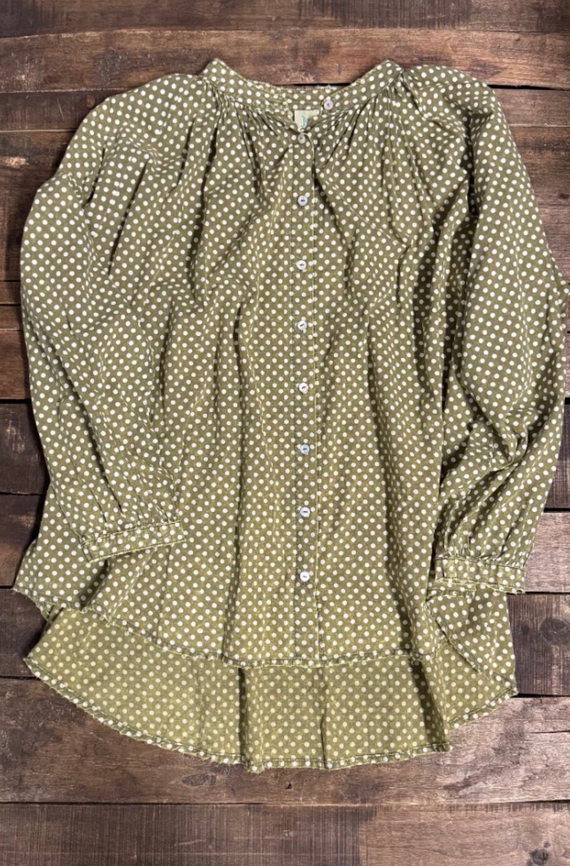 Sweet Nothings Shirt in Dot - ivyandlavyboutique Jaded Gypsy