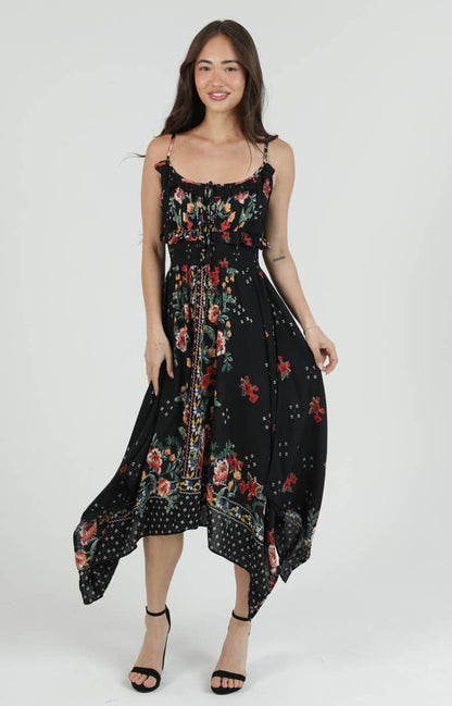 Swing & Flit Strappy Midi Dress - ivyandlavyboutique ANGIE