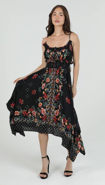 Swing & Flit Strappy Midi Dress - ivyandlavyboutique ANGIE