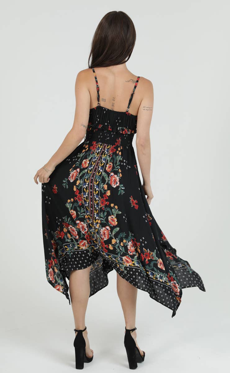 Swing & Flit Strappy Midi Dress - ivyandlavyboutique ANGIE