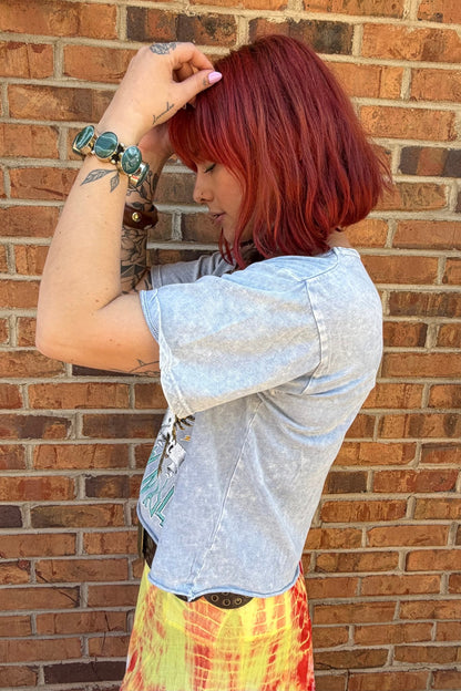 Swing Tee World Tour - ivyandlavyboutique Caution to the wind