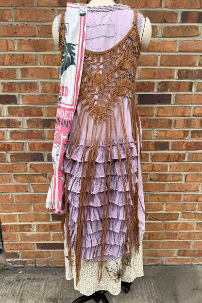 Tassel Fringe Crochet Kimono: Bold Styling Cover - Up - ivyandlavyboutique Leto Accessories