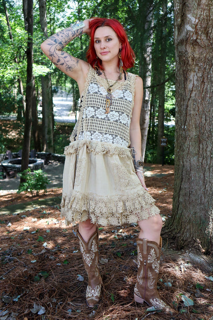Tattered Treasure Tunic - ivyandlavyboutique Jaded Gypsy