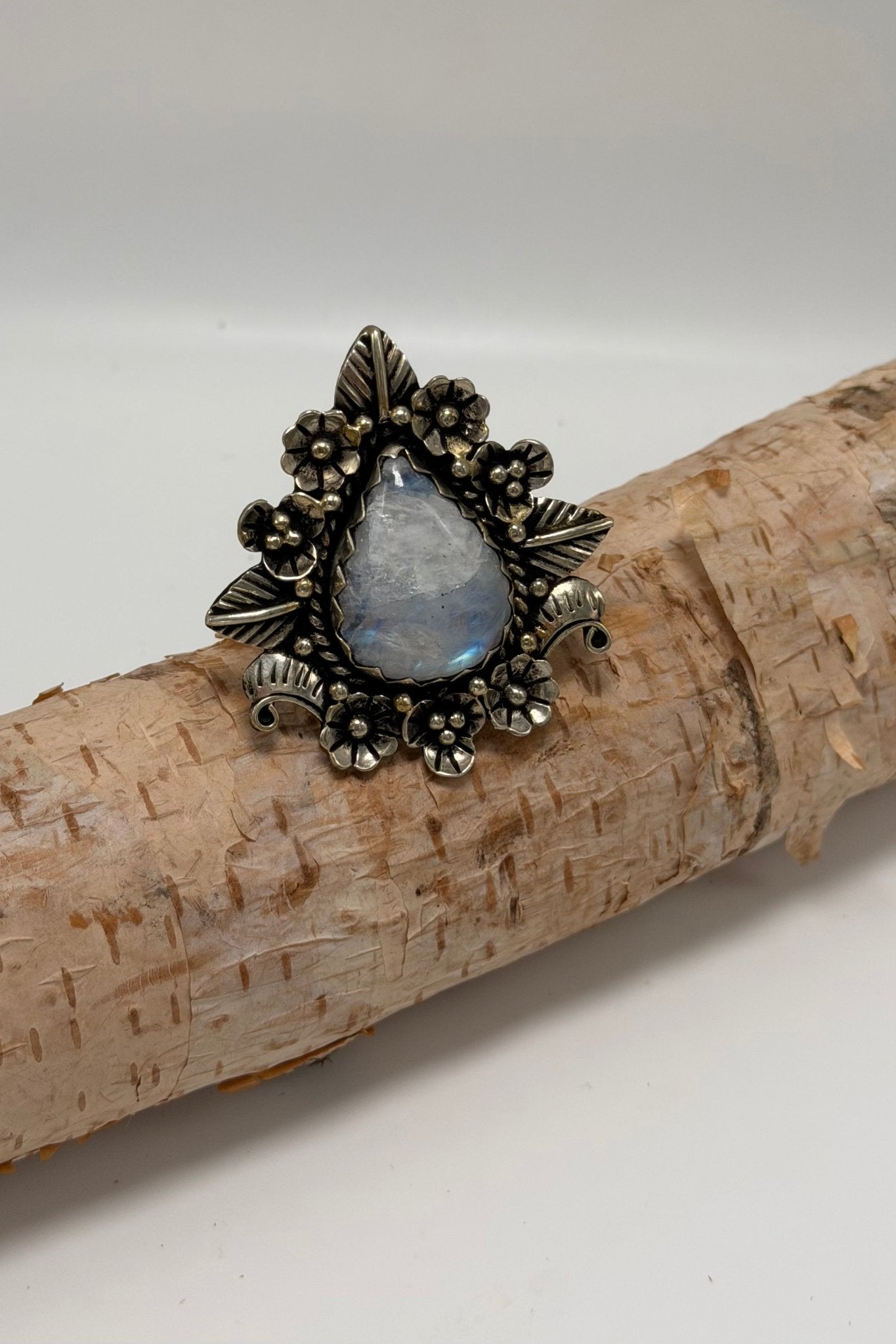 Teardrop Moonstone Ring - ivyandlavyboutique ivyandlavyboutique