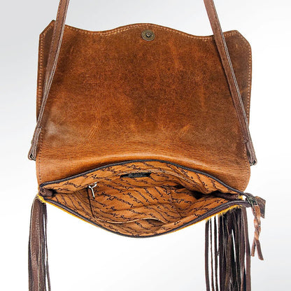 The Becca Crossbody Leather Bag - ivyandlavyboutique american darling