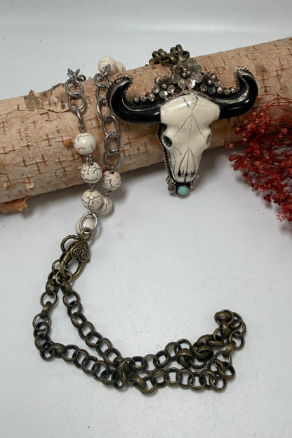 The Call of the Wild w/ Turquoise Statement Necklace - ivyandlavyboutique ivyandlavyboutique