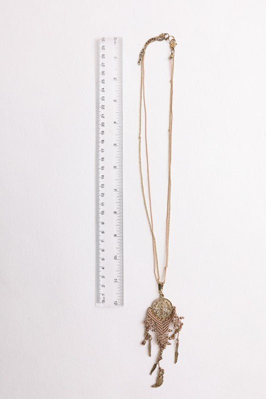 The Dreamers Medallion Necklace - ivyandlavyboutique Leto Accessories
