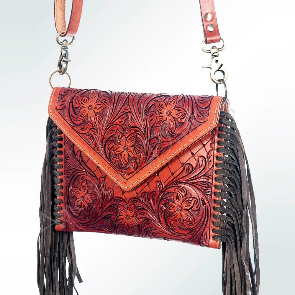 The Ella Envelope Leather Bag - ivyandlavyboutique american darling