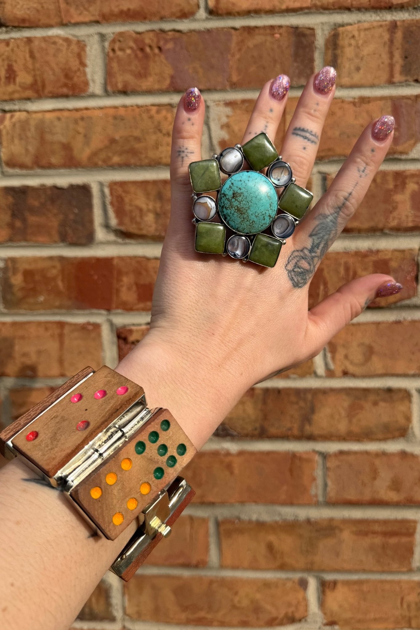 The Green Garden Ring - ivyandlavyboutique ivyandlavyboutique