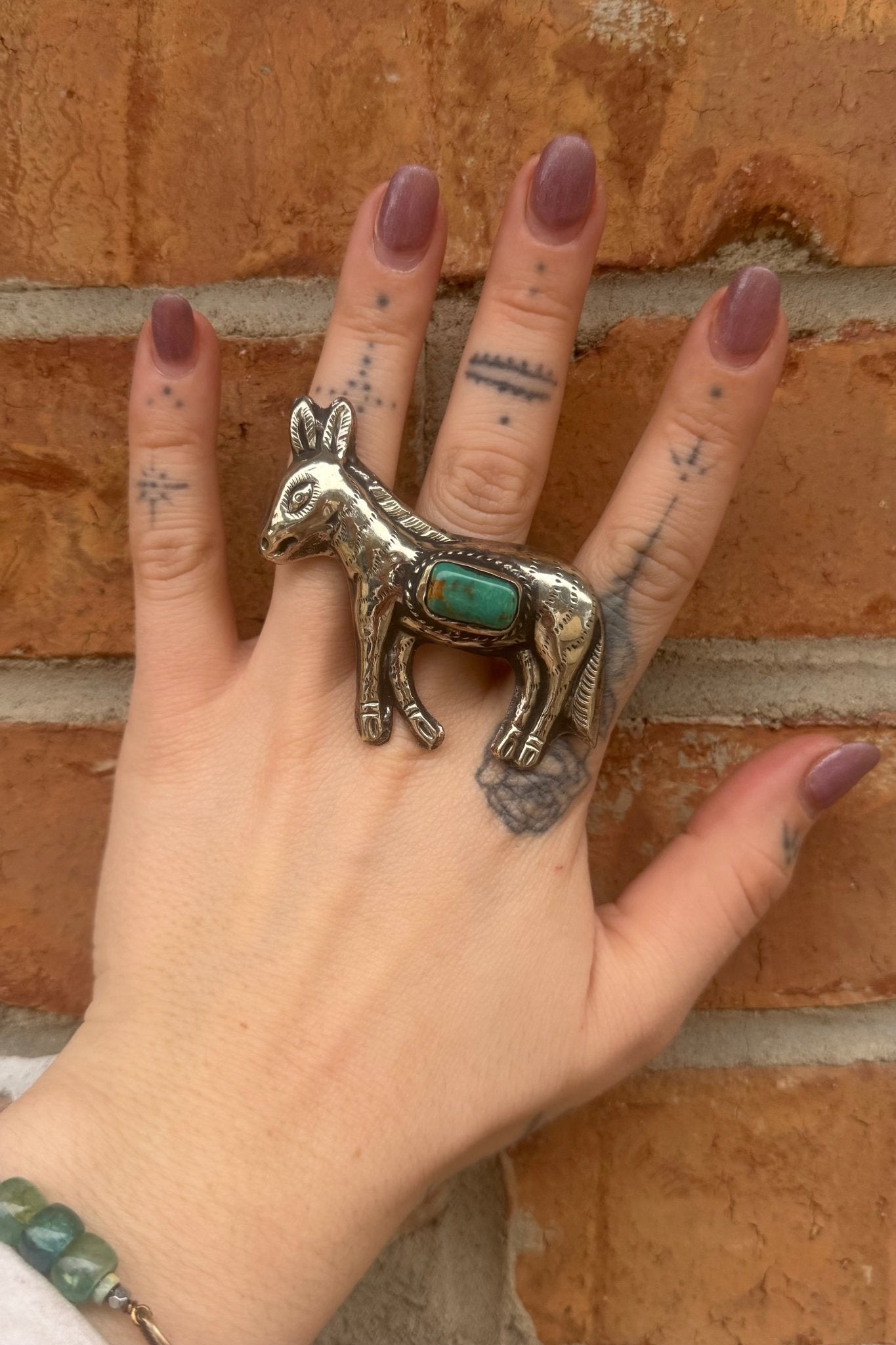 The Jackass Nugget Turquoise Ring - ivyandlavyboutique ivyandlavyboutique