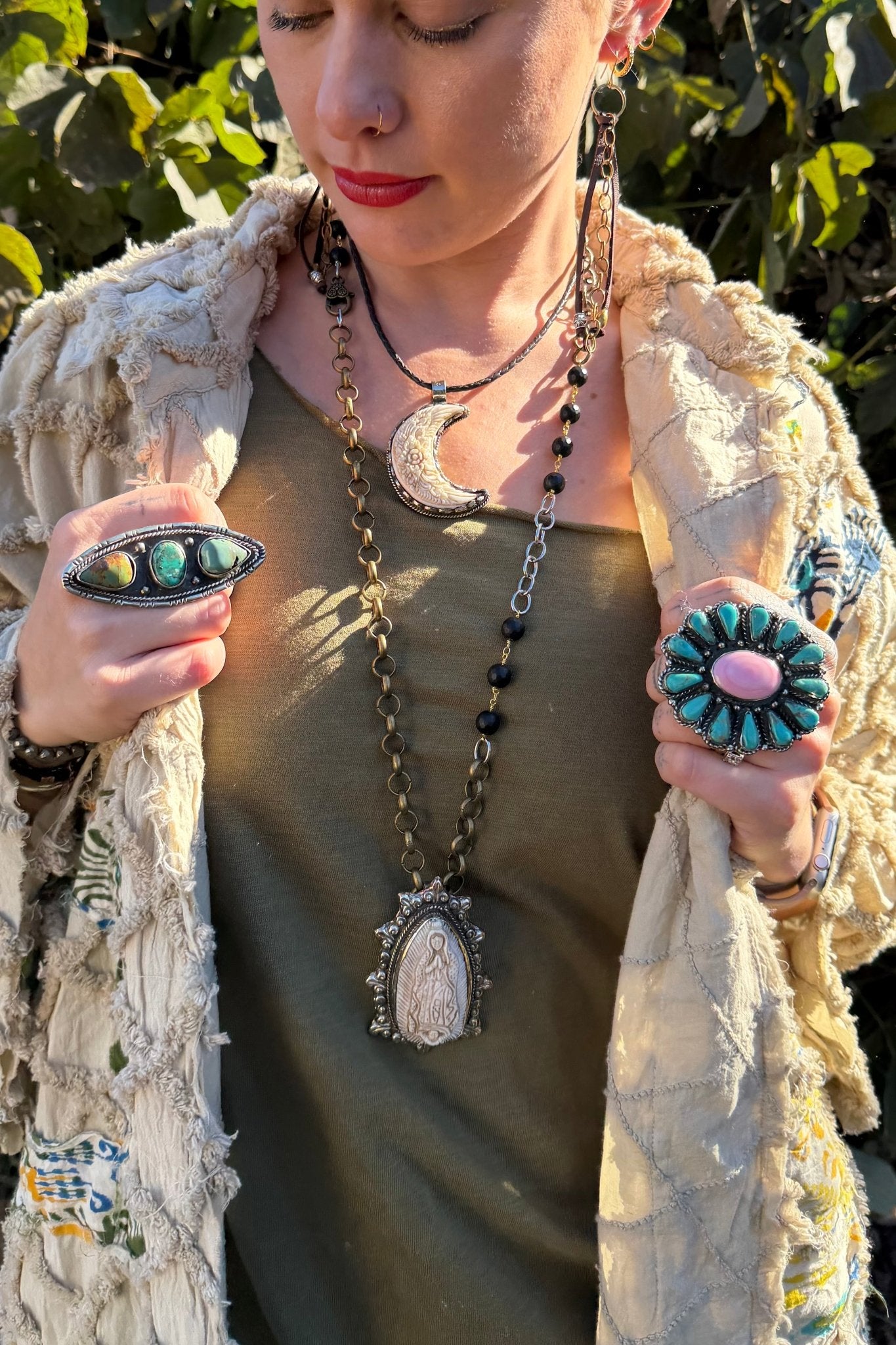 The Lady Handmade Necklace - ivyandlavyboutique ivyandlavyboutique