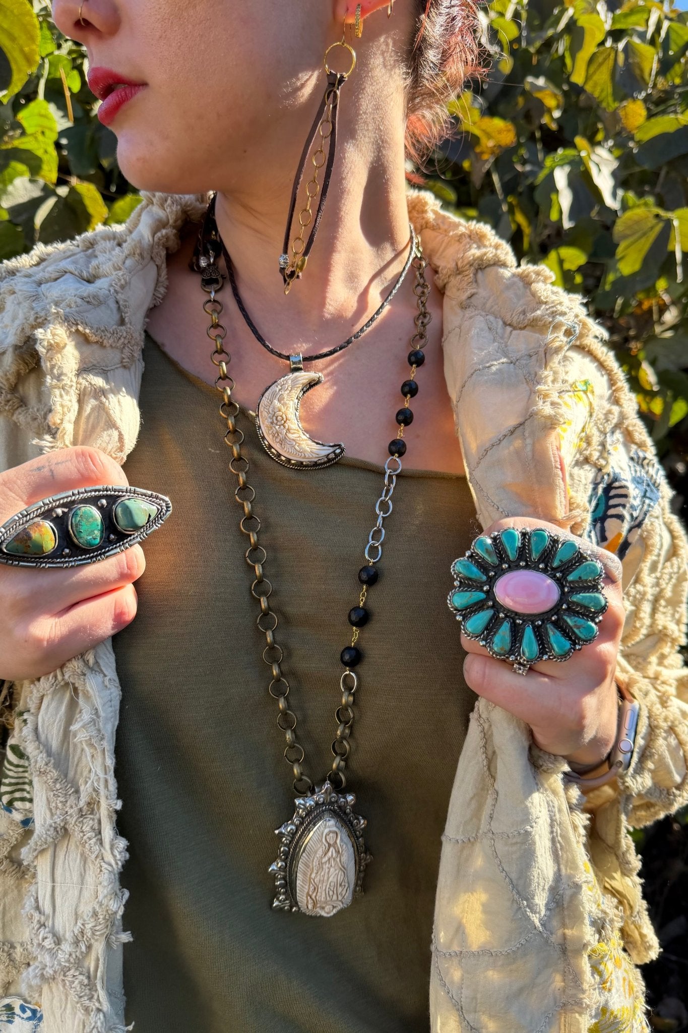 The Lady Handmade Necklace - ivyandlavyboutique ivyandlavyboutique