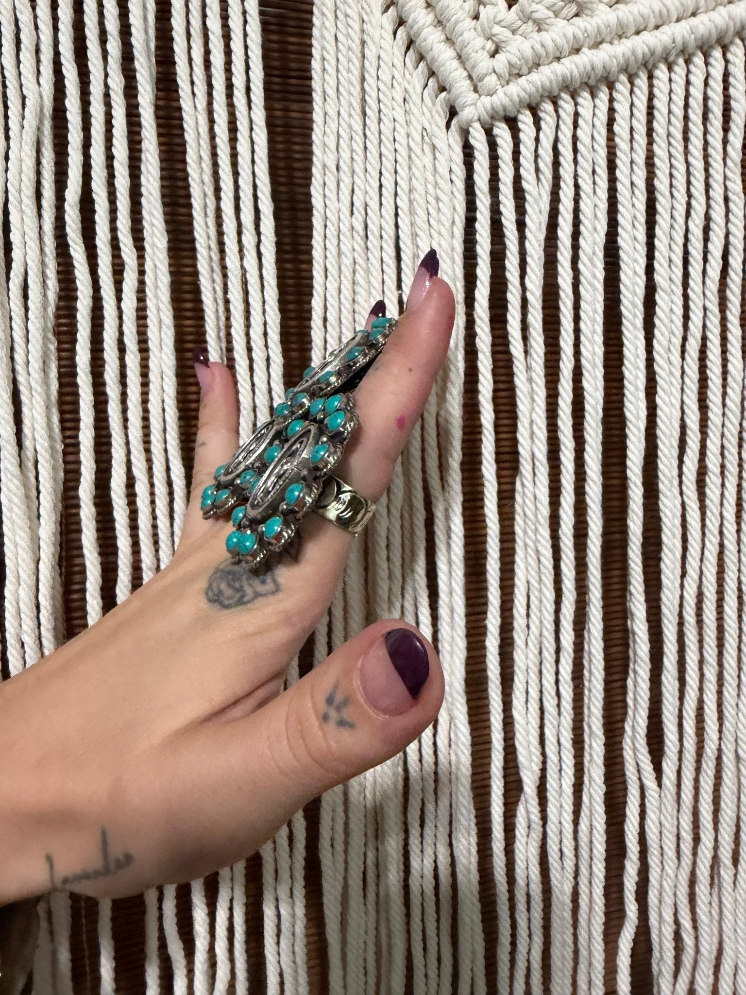 The LADY Ring w/ Turquoise 2 - ivyandlavyboutique ivyandlavyboutique
