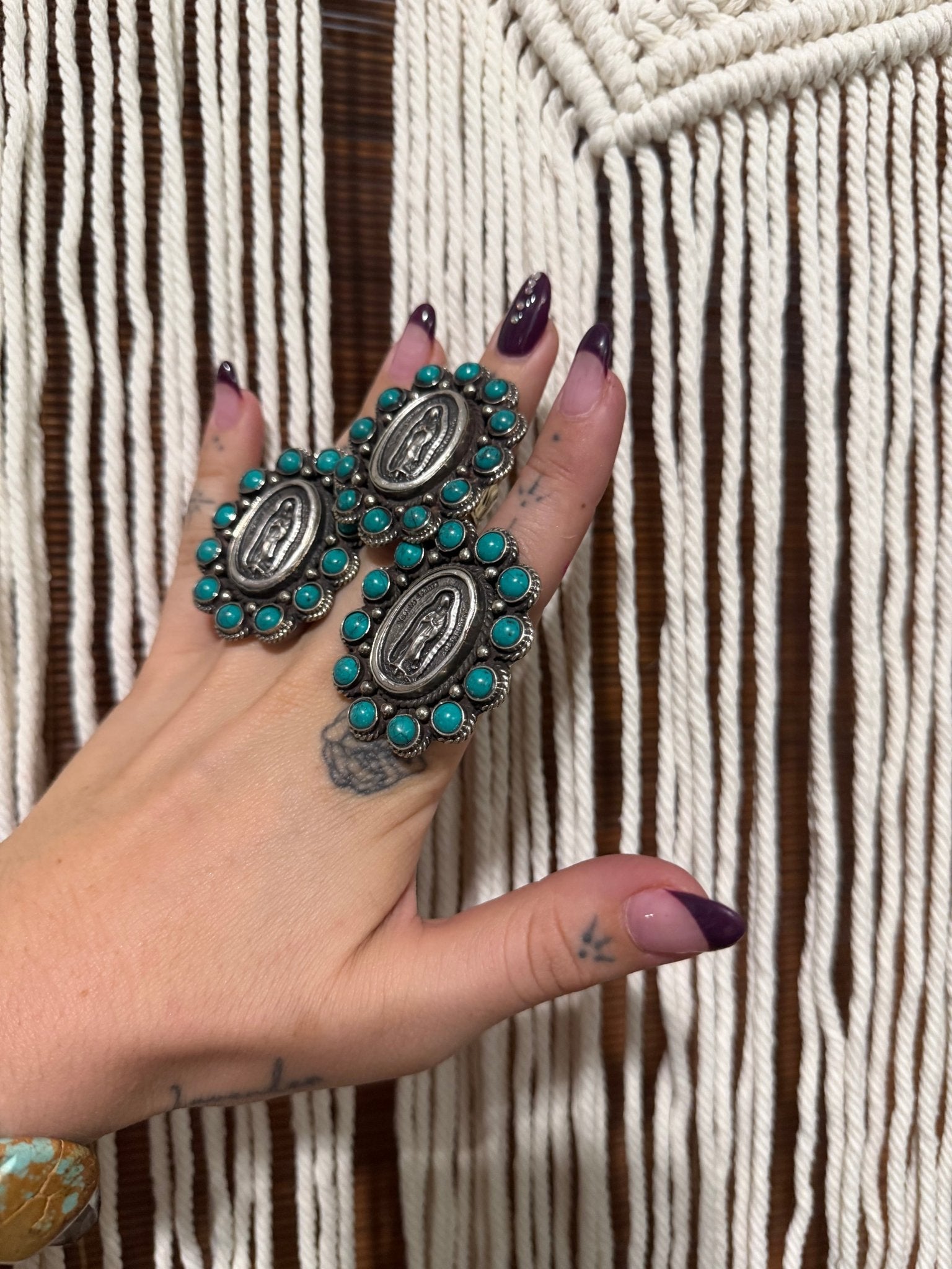 The LADY Ring w/ Turquoise 2 - ivyandlavyboutique ivyandlavyboutique