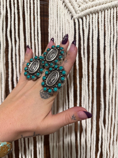 The LADY Ring w/ Turquoise 2 - ivyandlavyboutique ivyandlavyboutique