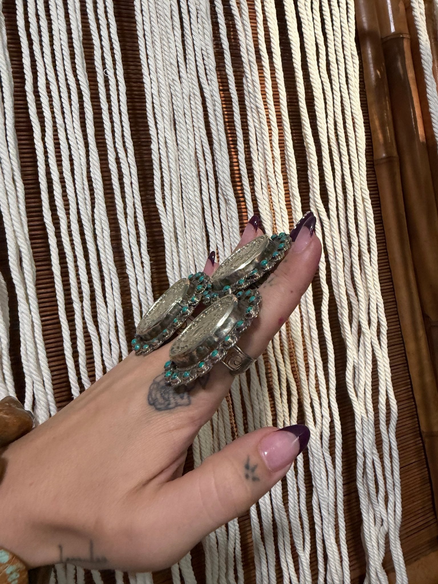 The LADY Ring w/ Turquoise - ivyandlavyboutique ivyandlavyboutique