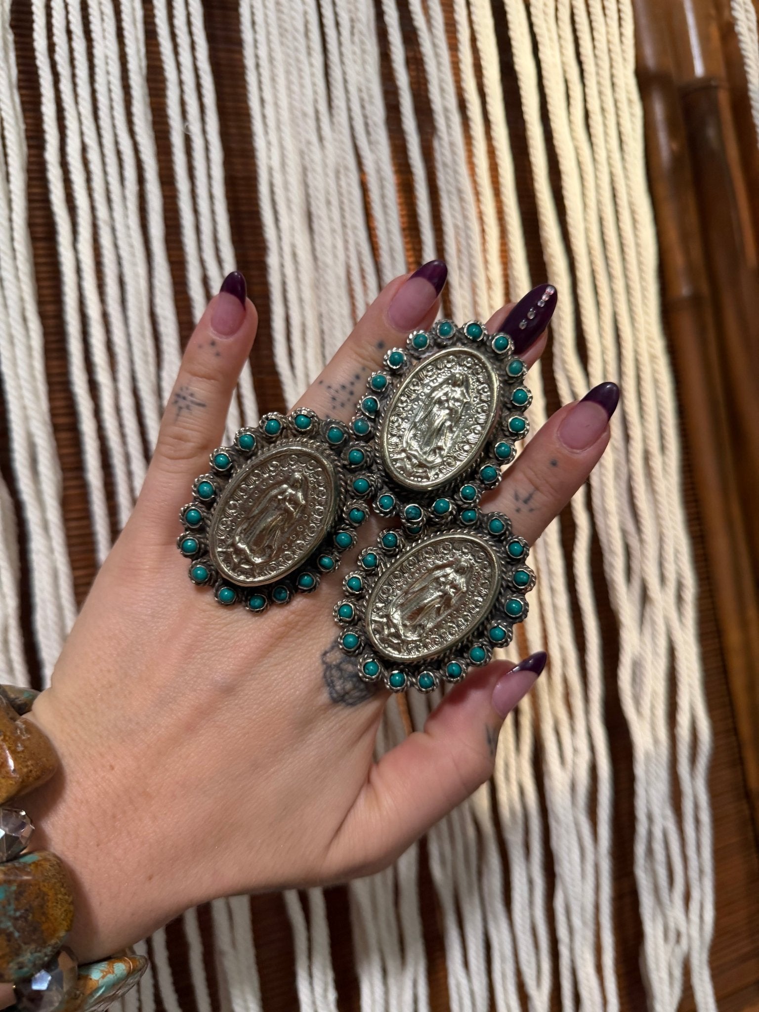 The LADY Ring w/ Turquoise - ivyandlavyboutique ivyandlavyboutique