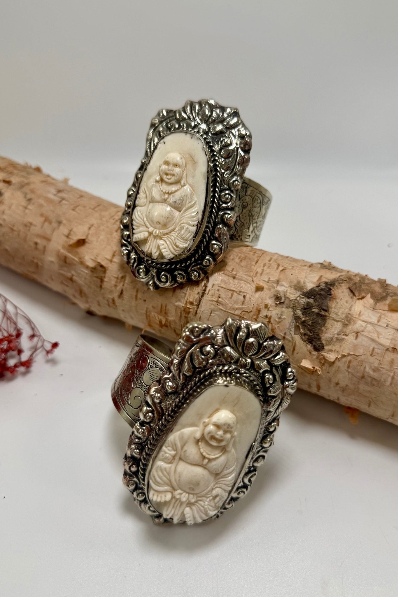 The Laughing Belly Buddha Epic Cuff Bracelet - ivyandlavyboutique ivyandlavyboutique