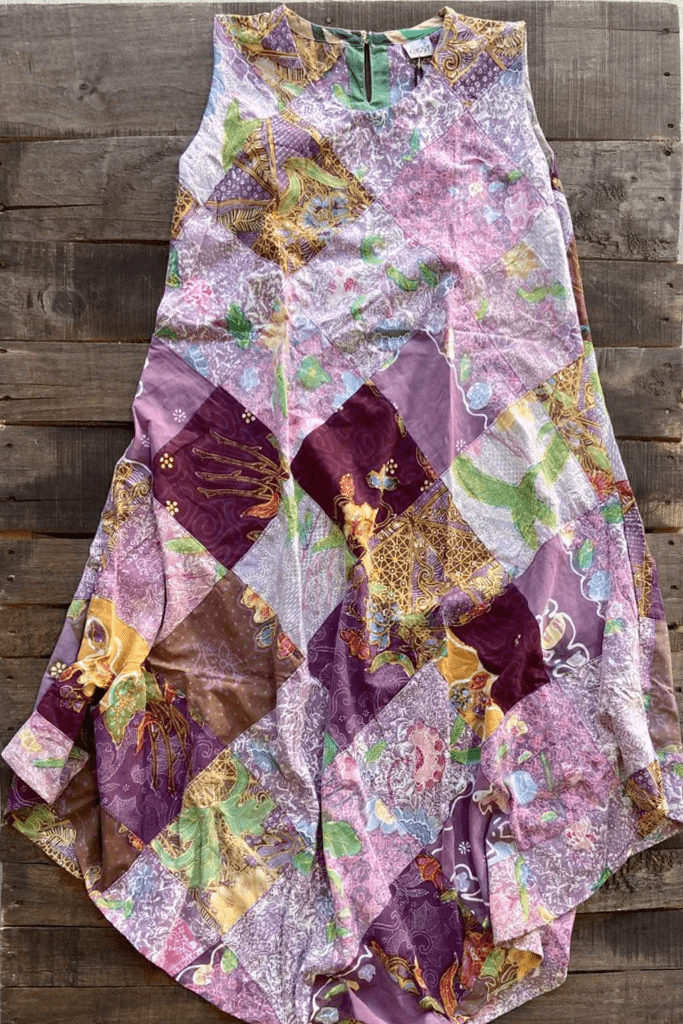 The Lulu Dreams Patchwork Midi Dress - ivyandlavyboutique Jaded Gypsy